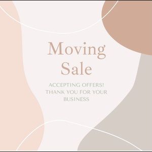 • M O V I N G  S A L E •